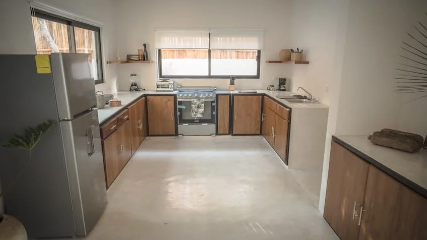 Villa Aguamarina Tulum Integrated Kitchen