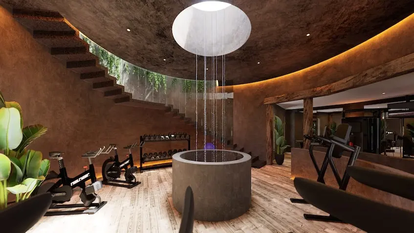 Gimnasio en Ixsolum Tulum
