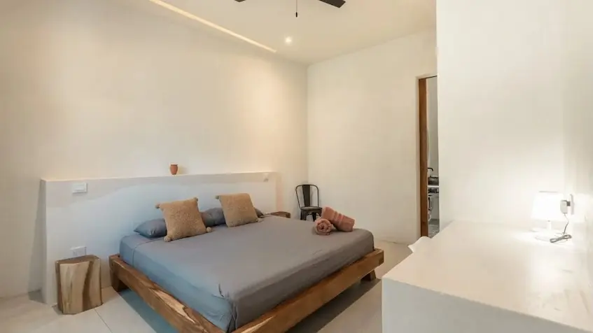 Interior of apartment in Casa Tabarka Tulum