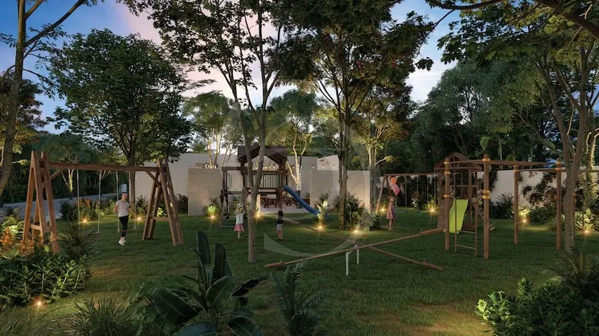 Children's games in Gran Coralia Playa del Carmen