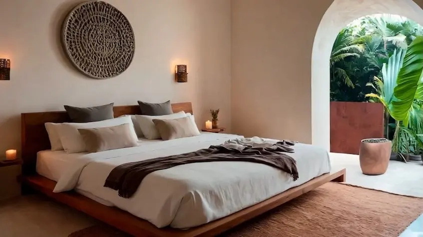 Secondary bedroom in Omen Tulum