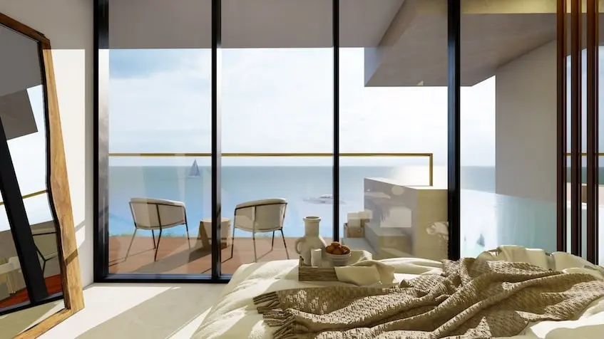 Chambre en bord de mer à Existence Cozumel