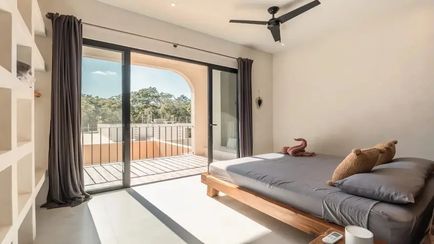 One bedroom second level in Casa Tabarka Tulum