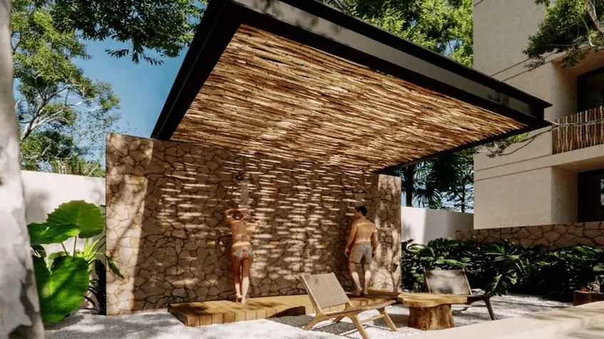 Regaderas en Baktun Tulum