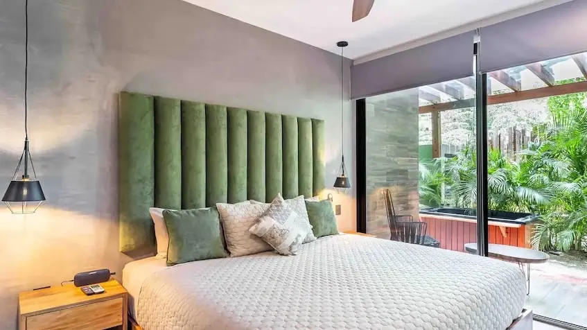 Une chambre intérieure à Aguasanta Tulum