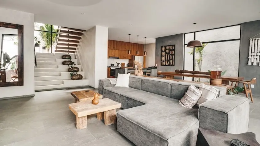 Una Sala en Casa Chachalaca Tulum