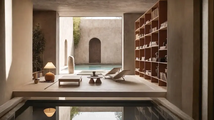 Indoor Swim Up in Ground Floor in Omen Tulum