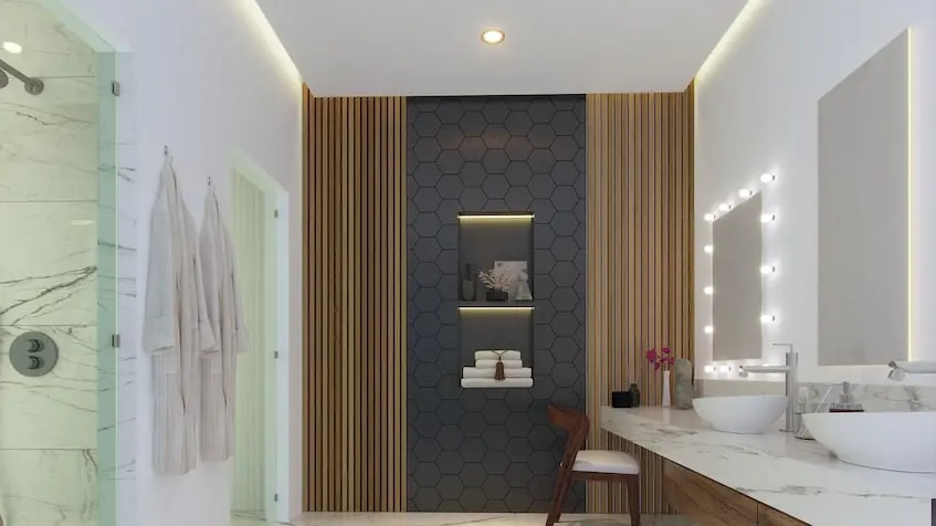 Baño en Villa Essenza Playa del Carmen