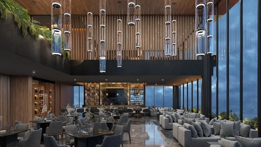 Un bar dans le centre de vie Urbanic à Merida