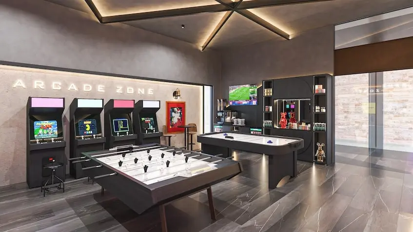 Salle de jeux d'arcade dans la Comarca de Merida