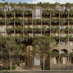 Fachada frontal Noble Playa del Carmen