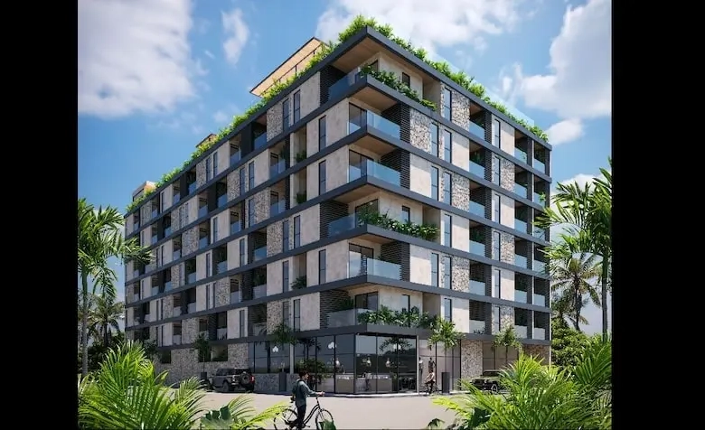 Fachada frontal Terra Playa del Carmen