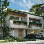 Fachada lateral frontal Casa Ku Mayakoba Playa del Carmen