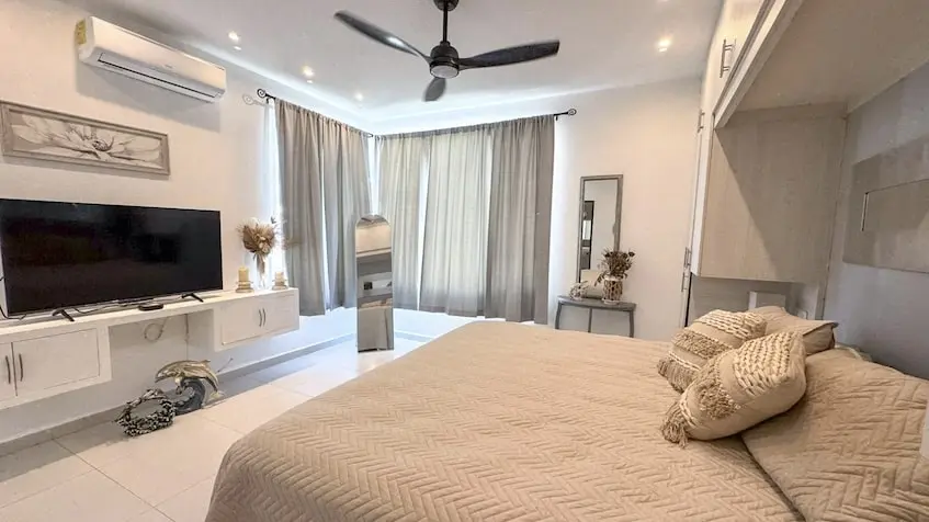 Interior bedroom in Privada Sevilla Playa del Carmen