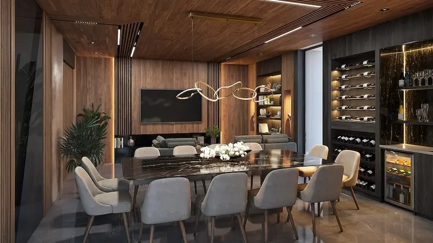 Salle à manger d'un appartement dans Urbanic Living Center Merida