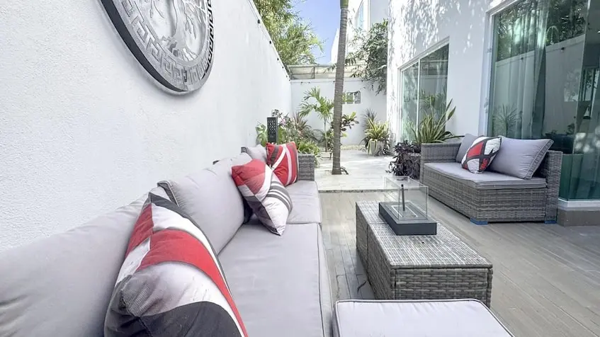 A terrace in Privada Sevilla Playa del Carmen