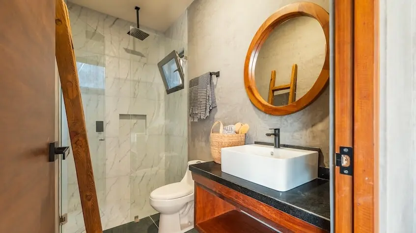 Baño en Hoja Santa Tulum