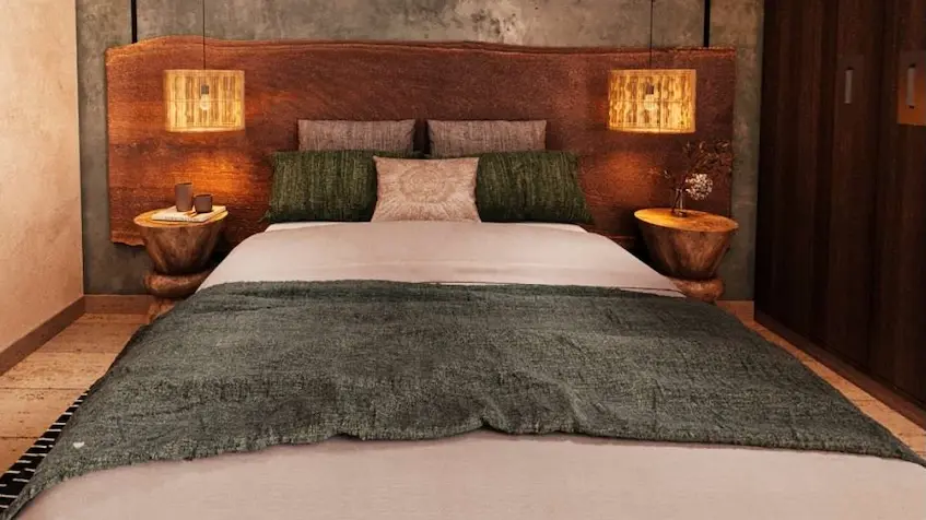 Single bed in Zayanna Valladolid Yucatan