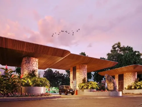 Entrada principal Zammara Valladolid | Lotes Residenciales en Venta