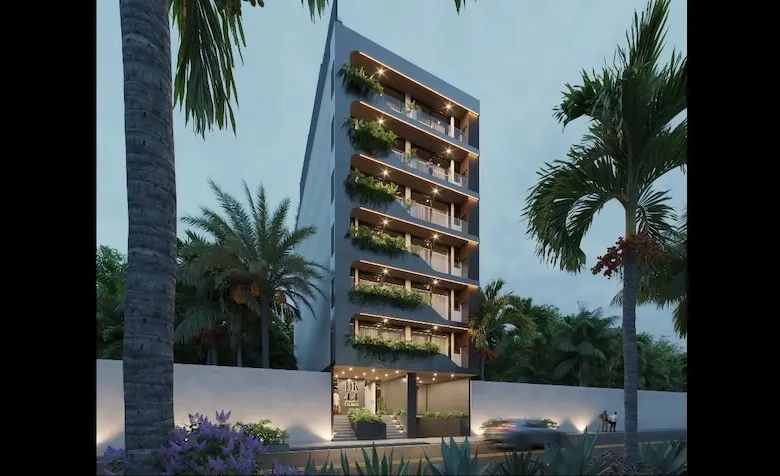 Fachada frontal DK 44 Deluxe Playa del Carmen