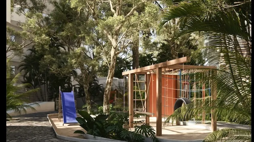 Aire de jeux pour enfants à la Reserve Sole Playa del Carmen