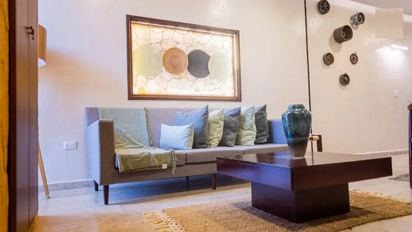 Living room in Zayanna Valladolid Yucatan