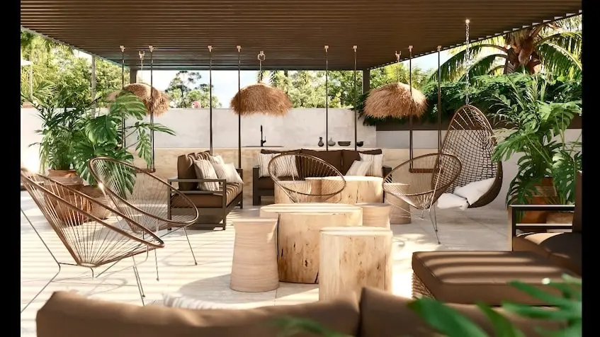 Une terrasse Reserva Sole Playa del Carmen