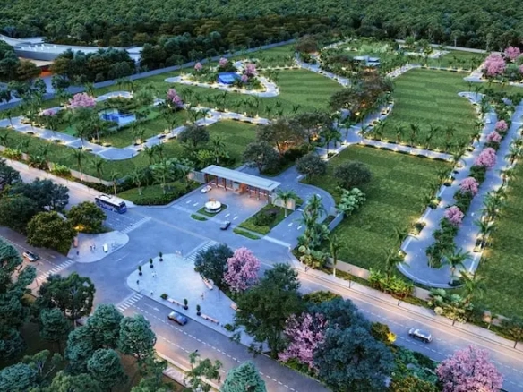 Vista aerea Paramo Residencial Valladolid | Lotes en Venta