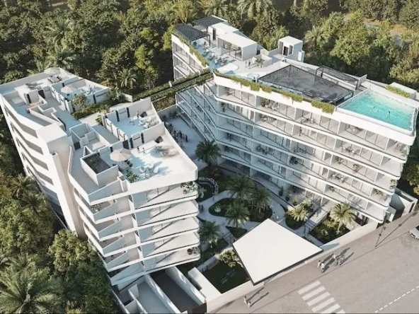 Vista Aerea Reserva Solé Playa del Carmen | Departamentos en Venta
