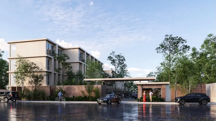 Main access in Covalia Merida