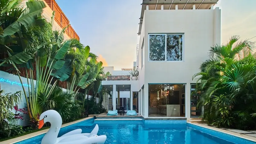 Piscine de la Casa Ca Tulum