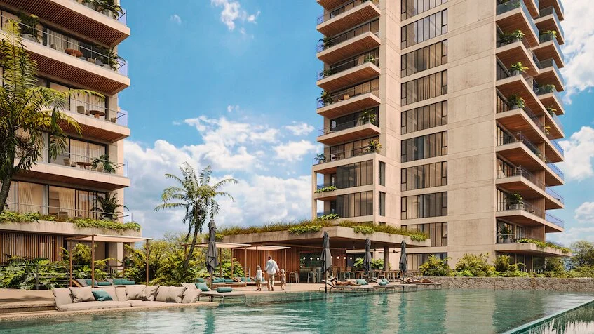 Edificios con Alberca en Zenit Cancun