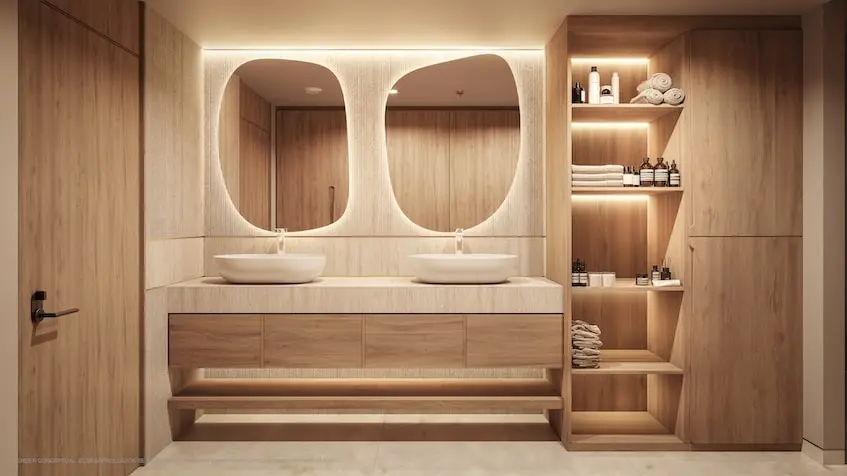 Baño en Bay View Grand at Grand Island Cancun