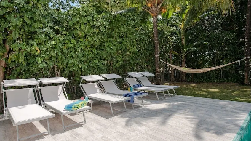 Lits à la Villa Belfiore Playa del Carmen