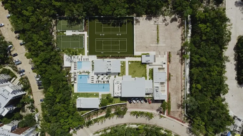 Casa club vista aerea en Casa Itzamná mayakoba en Playa del Carmen
