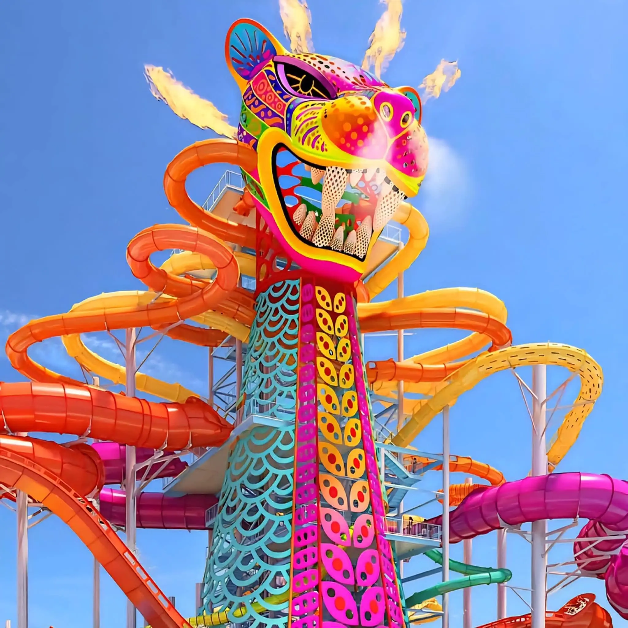 Dragon Slide Loco Water Park Mahahual