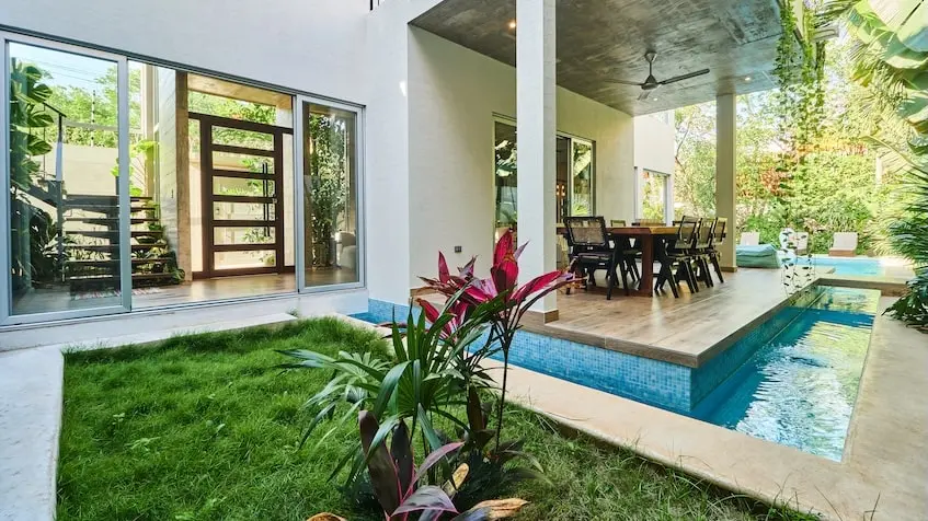 Jardin à la Casa Ca Tulum