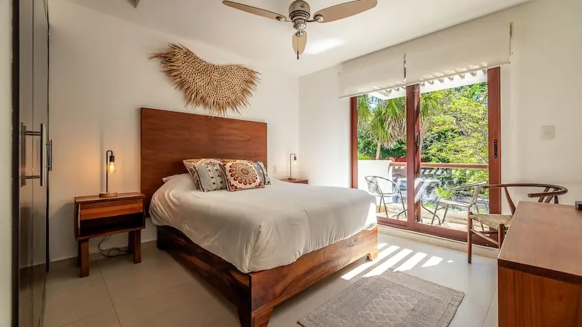Balcony bedroom with garden view at Tao Ocean Akumal