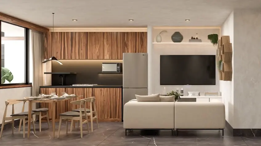 Una recámara penthouse en Regina Black Tulum