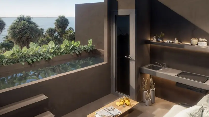 Rooftoo estudio en Regina Black Tulum