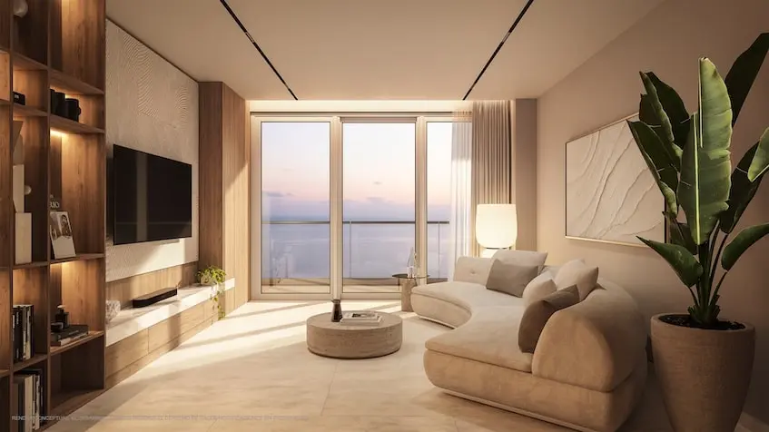 Sala en Bay View Grand at Grand Island Cancun