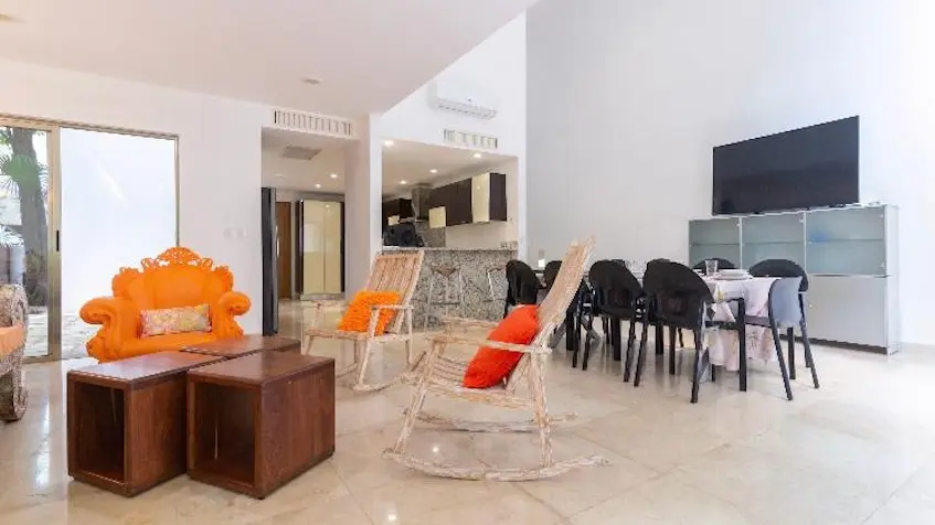 Dining room in Villa Lol Ha Playacar Playa del Carmen