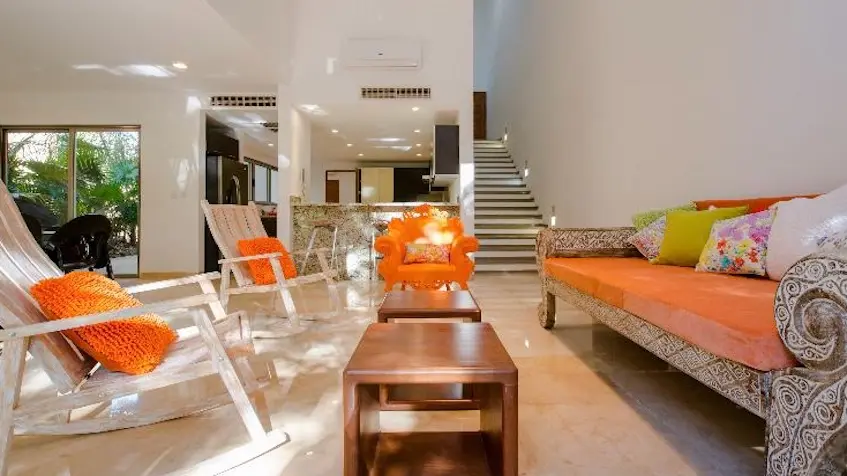 Main room Villa Lol Ha Playacar Playacar Playa del Carmen