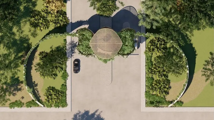 Access aerial umaya eco residencial valladolid