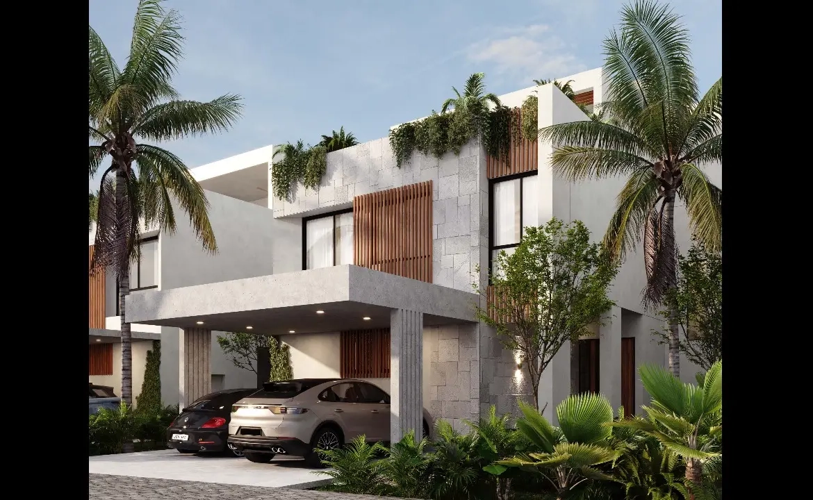 Fachada casa villas Leembal Playa del Carmen
