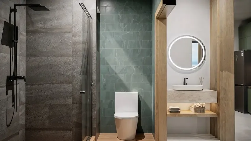 Baño moderno en Ayana Residences Playa del Carmen