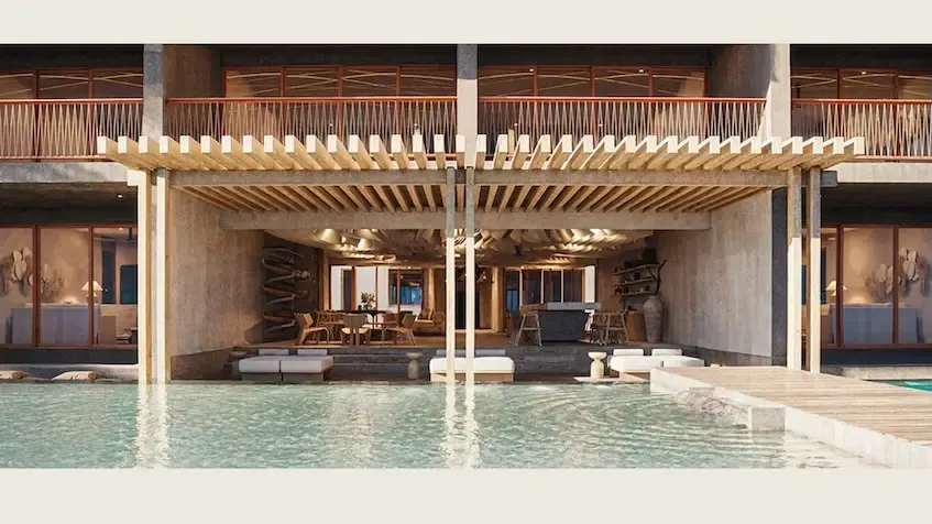 Lobby en Maranta Bahia soliman Tulum