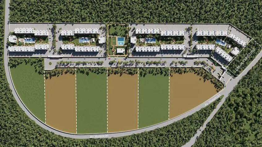 Master plan at Valmira Living Cancun