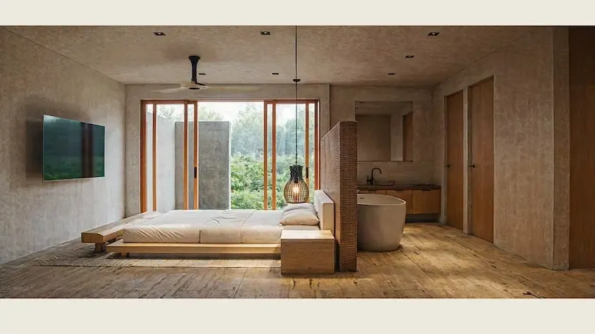 Recamara Maranta Bahia soliman Tulum