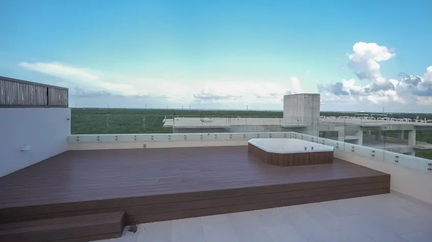 Rooftop en Macondo Mayakoba Playa del Carmen